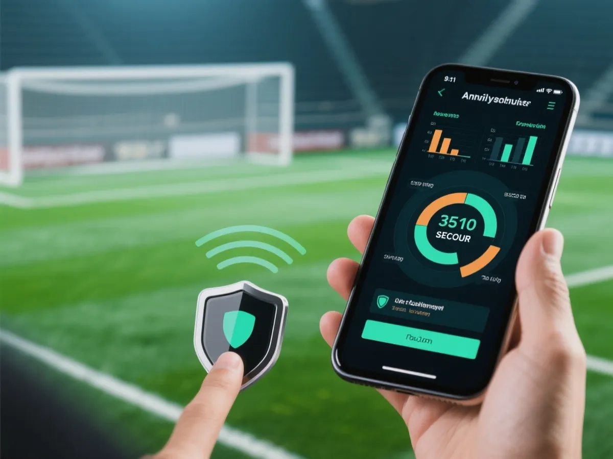 赛事数据与安全访问场景示意图